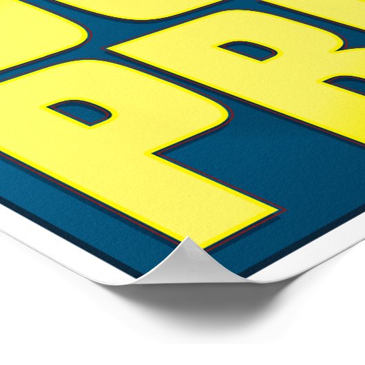 Doaf Pride, poster, groot Poster (Hoek)