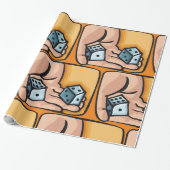 Dobbelen Cadeaupapier (Uitgerold)