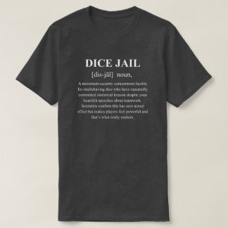 Dobbelgevangenis Grappige Definitie Met Witte Teks T-shirt