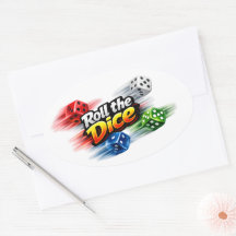 Dobbelsteen Beweging Sticker