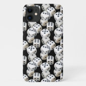 dobbelsteen op zwart Case-Mate iPhone case (Achterkant)