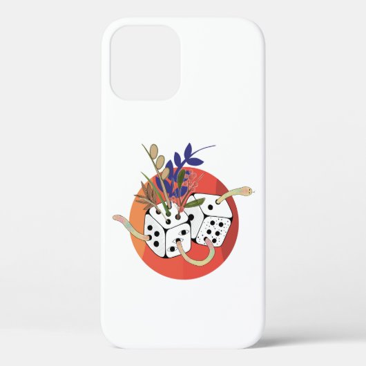 Dobbelstenen in Parallel Universum Case-Mate iPhone Case (Achterkant)