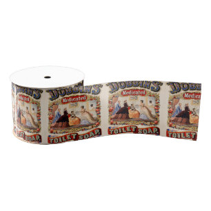 Dobbins' gemedicineerde toiletzeep grosgrain lint