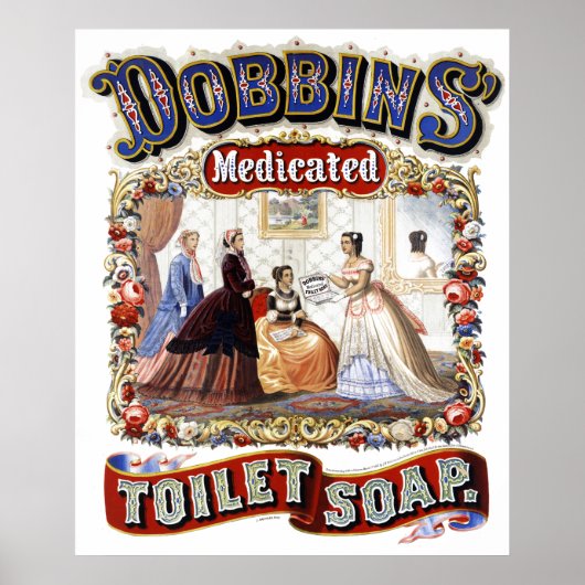 Dobbins' Medicated Toilet Soap Poster (Voorkant)