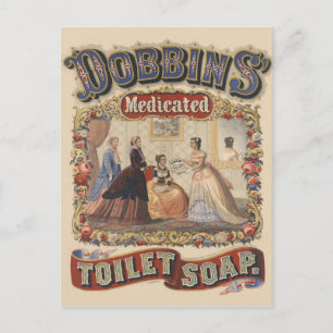 Dobbins' medicinale toiletzeep Advertentie Briefkaart