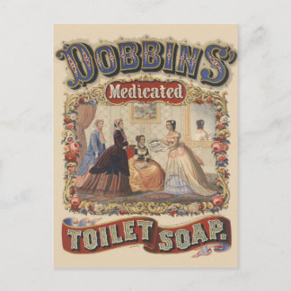 Dobbins' medicinale toiletzeep Advertentie Briefkaart