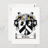 Dobbs Family Crest Briefkaart (Voorkant / Achterkant)
