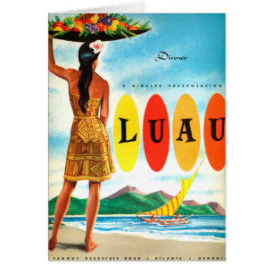 Dobbs House Luau Tiki lounge-kaart