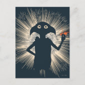 Dobby Casting Magic Briefkaart (Voorkant)