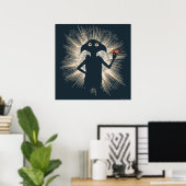 Dobby Casting Magic Poster (Thuiskantoor)