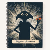 Dobby Casting Magic Tekening Notitieboek (Voorkant)