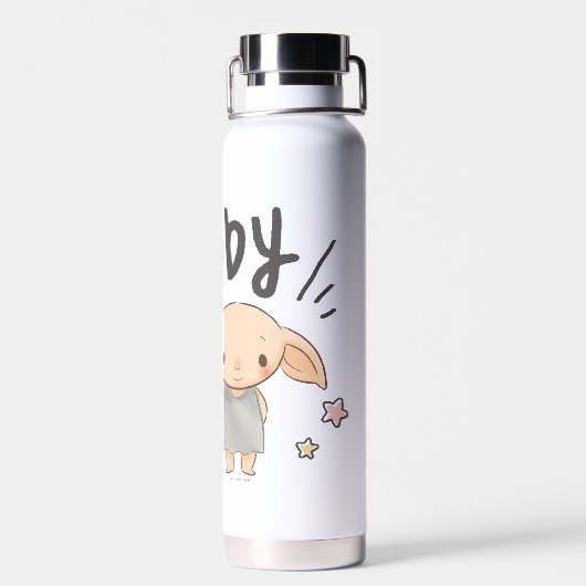 Dobby is vrij waterfles (Achterkant)