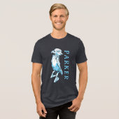 Dobby Looking Over Magical Tri-Blend Shirt (Voorkant volledig)