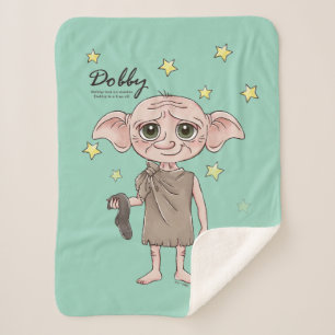 Dobby-watercolorakterkunst Sherpa Deken