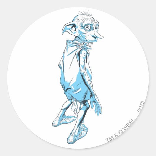 Dobby's over 1 ronde sticker (Voorkant)