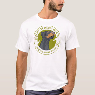 dobe-blue-uncropped-ear-logo-8-29-11 t-shirt