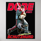 Dobe Sport Schutzhund-ontwerp Poster (Voorkant)