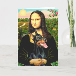 Doberman 1 - Mona Lisa Kaart