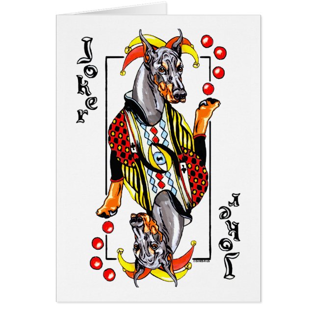 Doberman Black Joker (Devant)