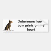 doberman-bumpersticker bumpersticker (Voorkant)