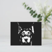 Doberman Cadeaux - Carte postale (Debout devant)