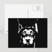 Doberman Cadeaux - Carte postale (Devant / Derrière)