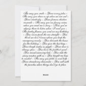 Doberman charm. feestdagenkaart (Achterkant)