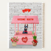 Doberman Chien Valentine's Day Kissing Booth (Dos)