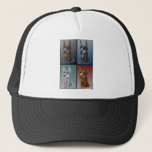 Doberman Colors Trucker Pet