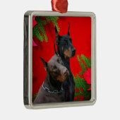 Doberman Couple Ornament (Rechts)