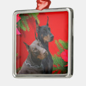 Doberman Couple Ornament (Links)