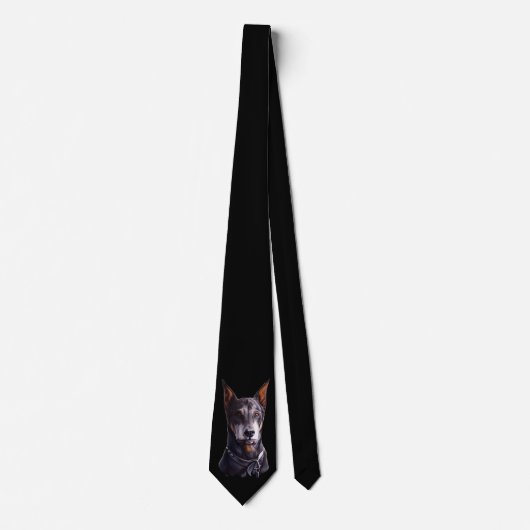 Doberman Cravates Doberman Pinscher Cravate chien (Devant)
