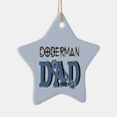 Doberman DAD Keramisch Ornament (Rechts)