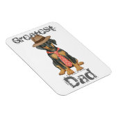 Doberman Dad Magneet (Rechterzijde)