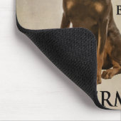 Doberman Dad Mousepad Muismat (Hoek)