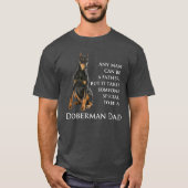 Doberman Dad T-Shirt (Voorkant)