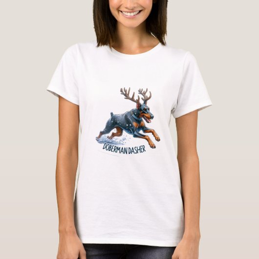Doberman Dasher T-shirt (Voorkant)