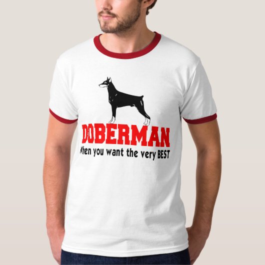 DOBERMAN DE HELE BESTE T-SHIRT (Voorkant)