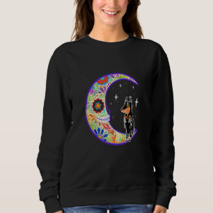 Doberman Dia De Los Muertos Skeleton Trui
