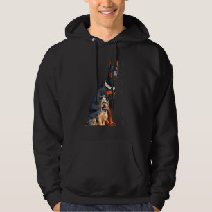 Doberman Doberman Pinscher Dog mam Papa Love Pet P Hoodie
