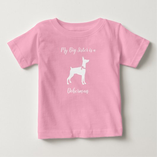 Doberman Dog Baby shower Puppy Dobie Pinscher (Voorkant)