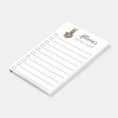 Doberman Dog gepersonaliseerd om lijst te doen Post-it® Notes (Schuin)
