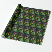 Doberman Dog in St. Patrick's Day Dress Cadeaupapier (Uitgerold)