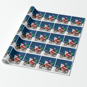 Doberman Dog-kerstkerstkerstman Cadeaupapier