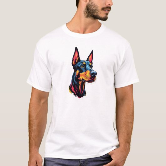 Doberman Dog T-shirt (Voorkant)
