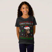Doberman Dog Ugly Sweater Kerstmis Puppy Dog Love T-shirt (Voorkant volledig)