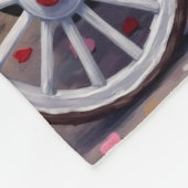 Doberman Dog Valentine's Day  Fleece Deken (Hoek)