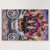 Doberman Dog Valentine's Day  Legpuzzel (Horizontaal)