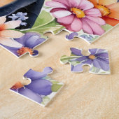 Doberman Dog Vibrant Watercolor Pet Legpuzzel (Zijkant)