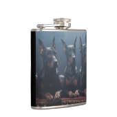Doberman Flask Heupfles (Rechts)
